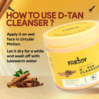 FREDDY De-Tan Face And Body Massage Pack Reduces Dark Spots Reduces Sun Tan (100 MI)