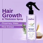 FREDDY Rosemary Water Spray for Hair Growth, Thickness & Hairfall Control, 100% Natural Hair Spray (200 ml)