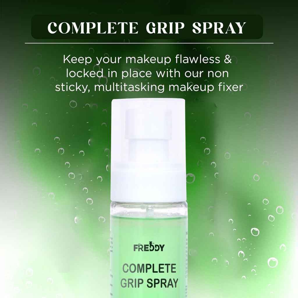 FREDDY Perfect Grip Spray - Makeup Fixer Primer -100  MI (Green) Primer - 100 MI (GREEN)