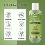 Freddy Anti-Dandruff Shampoo 100%  Dandruff Reduction With Salicylic Acid,  Piroctone Olamine & Biotin - Strengthens &  Nourishes Hair (250 MI