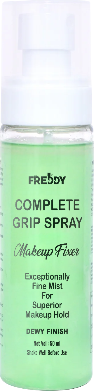 FREDDY Perfect Grip Spray - Makeup Fixer Primer -100  MI (Green) Primer - 100 MI (GREEN)