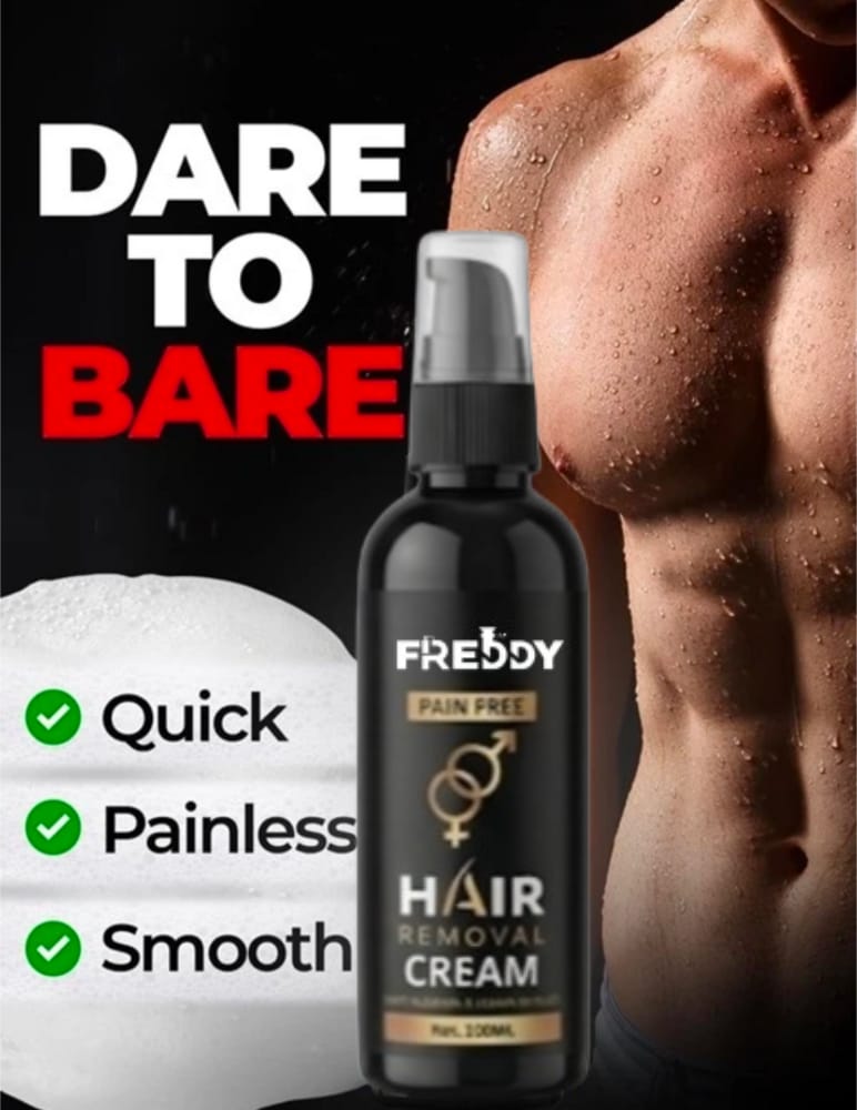 FREDDY Hair Removal Spray for Body Private Part, Chest, Legs & Under Arms Spray Cream  (100 g)